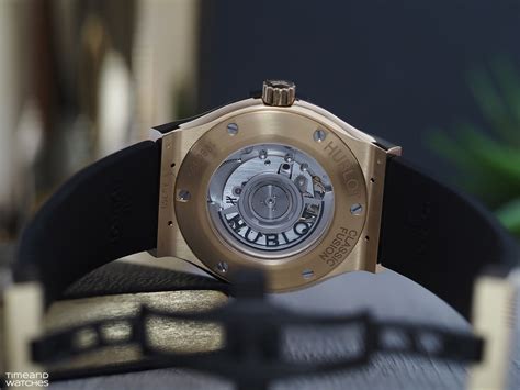 hublot classic fusion diamond skull dial gold|Review: Hublot Classic Fusion Original 42 mm in Yellow Gol.